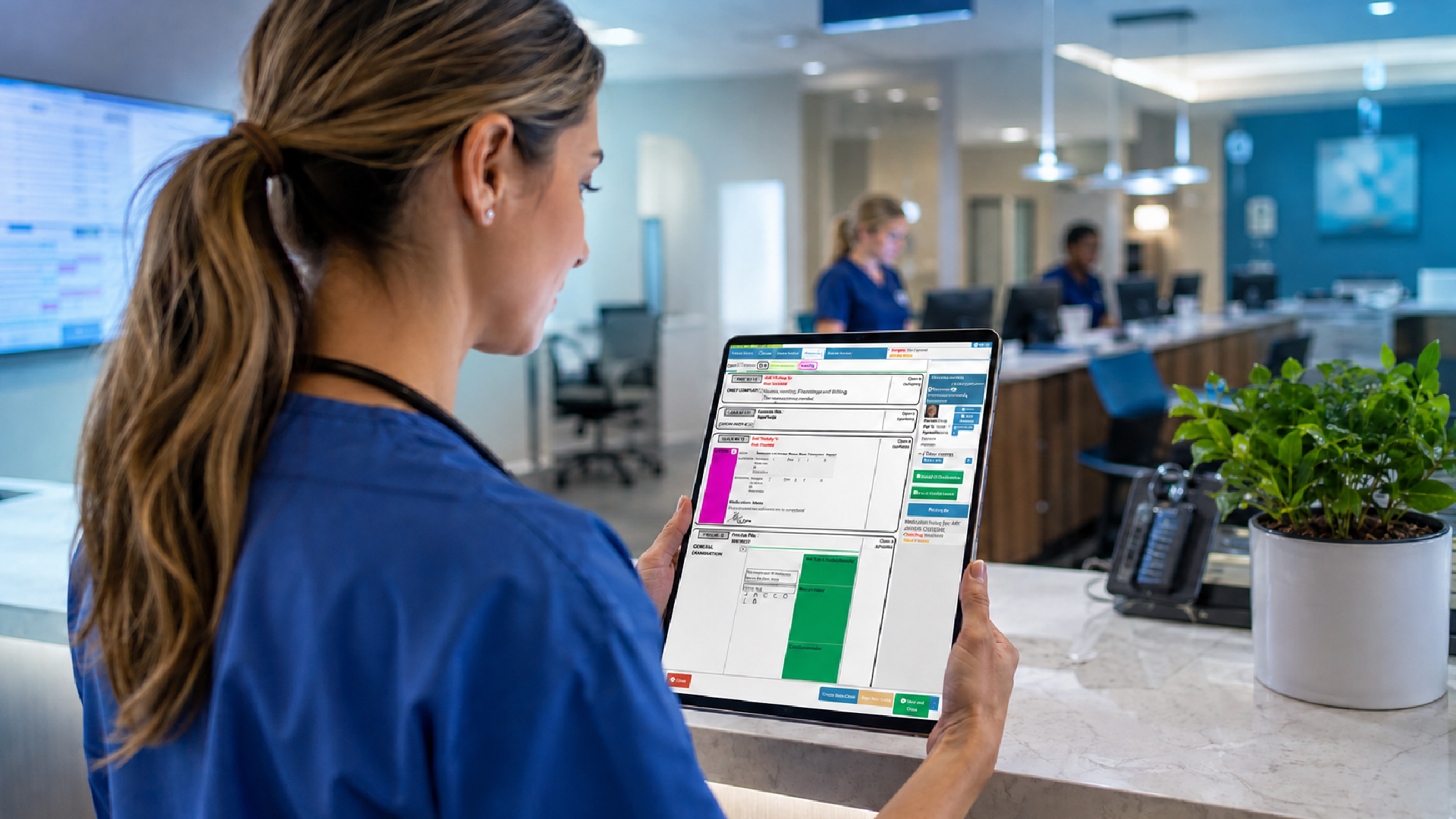 Medical practice management program used to manage healthcare practice operations