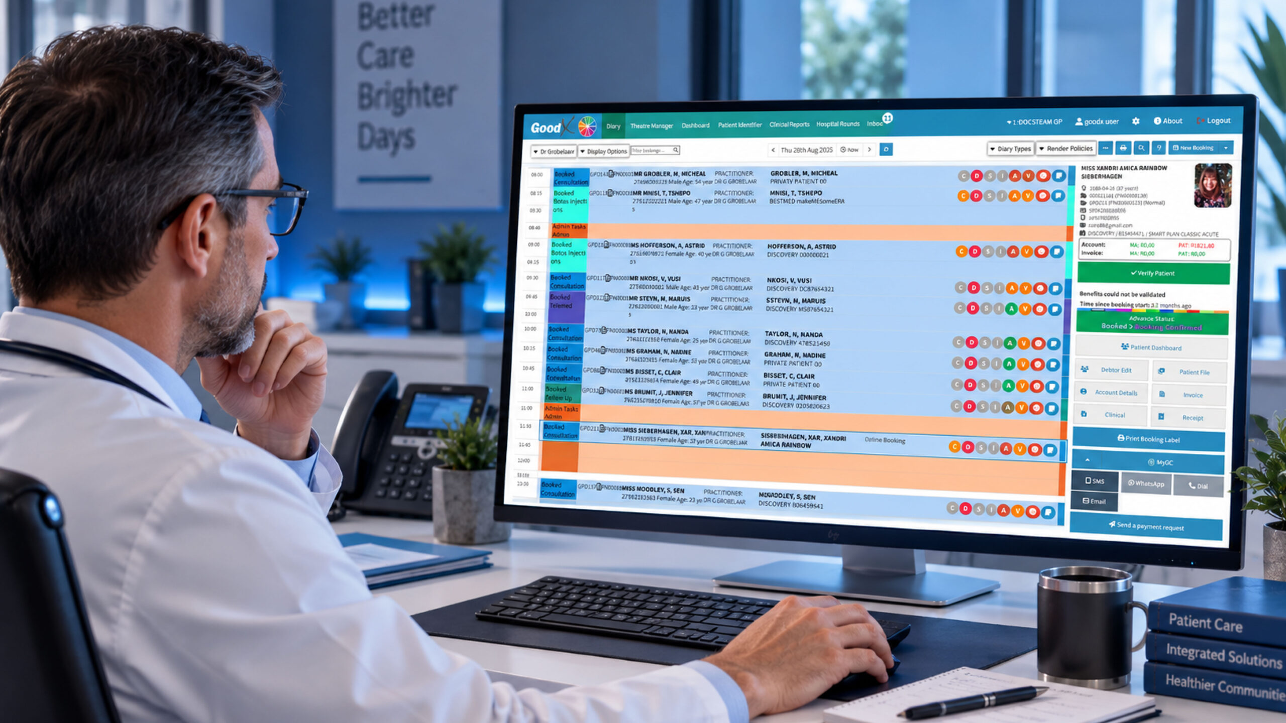 Telehealth software for virtual healthcare consultations